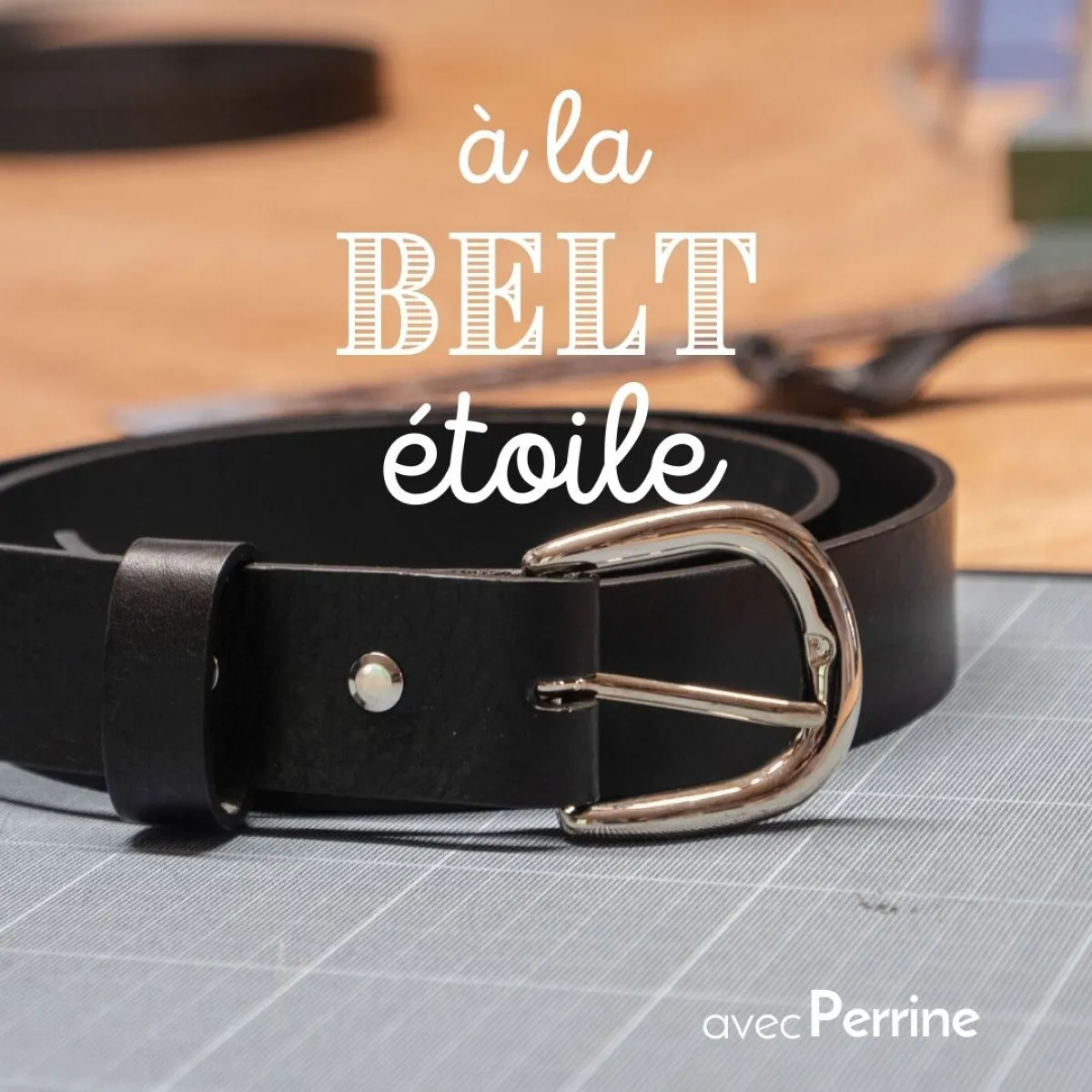 Illustration de: Fabriquez votre ceinture en cuir sur-mesure