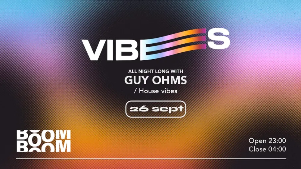 Image qui représente un ticket d'une activité (VIBES :  GUY OHMS) liée au point d'intéret