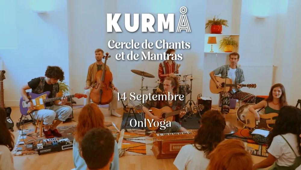 Image qui représente un ticket d'une activité (KURMÅ - CERCLE DE CHANTS ET DE MANTRAS - 14 Septembre) liée au point d'intéret