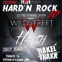 Image qui représente un ticket d'une activité (Festival Hard'N Rock : Wildstreet-Harsh-Chop Soad-Rake) liée au point d'intéret