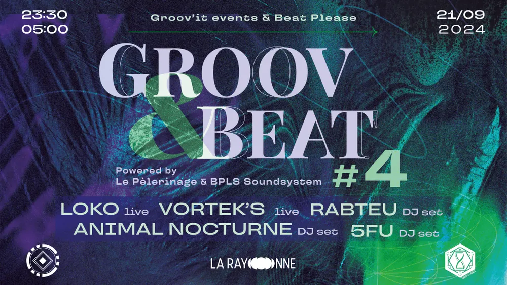 Image qui représente un ticket d'une activité (Groov & Beat #4) liée au point d'intéret