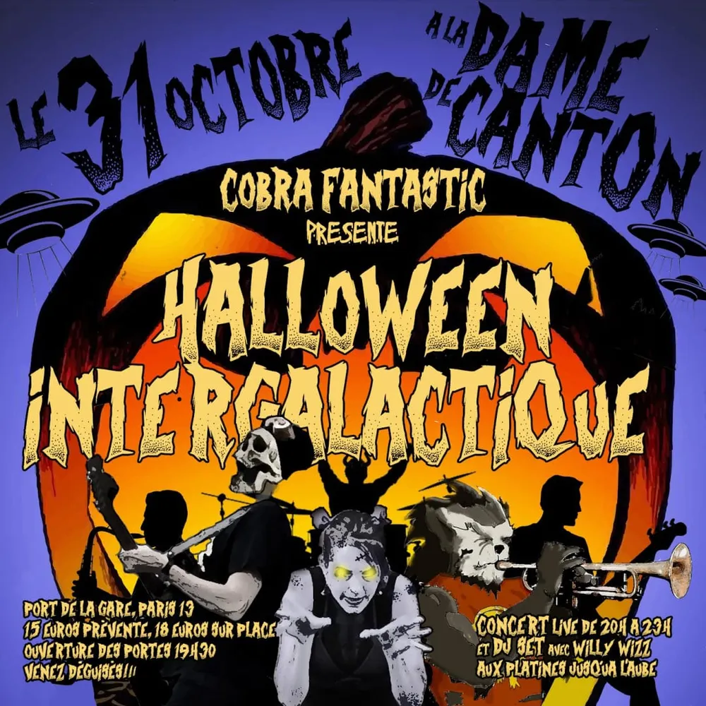 Image qui représente un ticket d'une activité (HALLOWEEN INTERGALACTIQUE) liée au point d'intéret