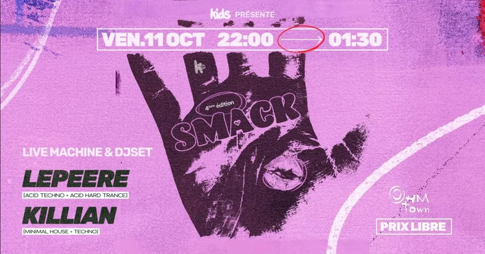 Image qui représente un ticket d'une activité (SMACK 4e édition) liée au point d'intéret