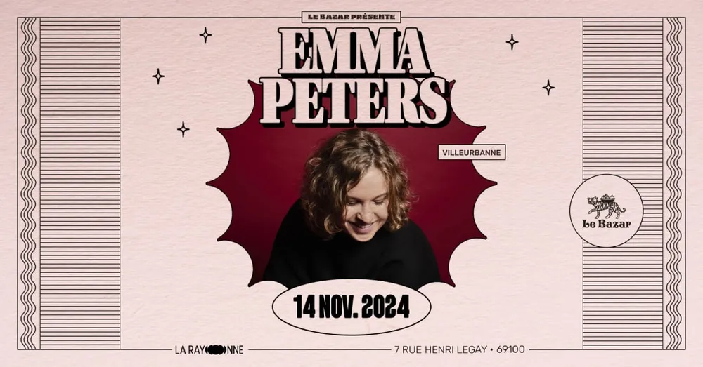 Image qui représente un ticket d'une activité (EMMA PETERS - Lyon) liée au point d'intéret