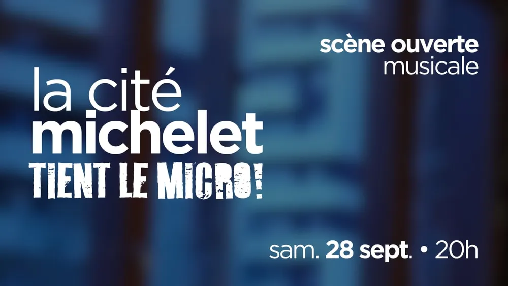 Image qui représente un ticket d'une activité (La cité Michelet Tient le Micro !) liée au point d'intéret