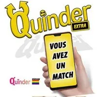 Image qui représente un ticket d'une activité (Quinder Extra, Théâtre des Blancs Manteaux, Paris) liée au point d'intéret