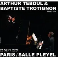 Image qui représente un ticket d'une activité (Arthur Teboul & Baptiste Trotignon - Piano Voix) liée au point d'intéret
