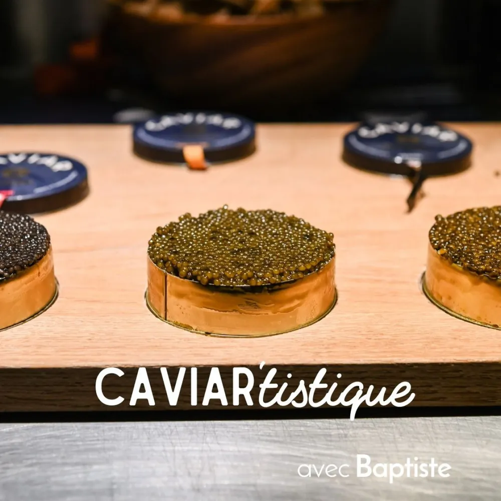 Image qui représente un ticket d'une activité (Dégustez la trilogie de caviar) liée au point d'intéret