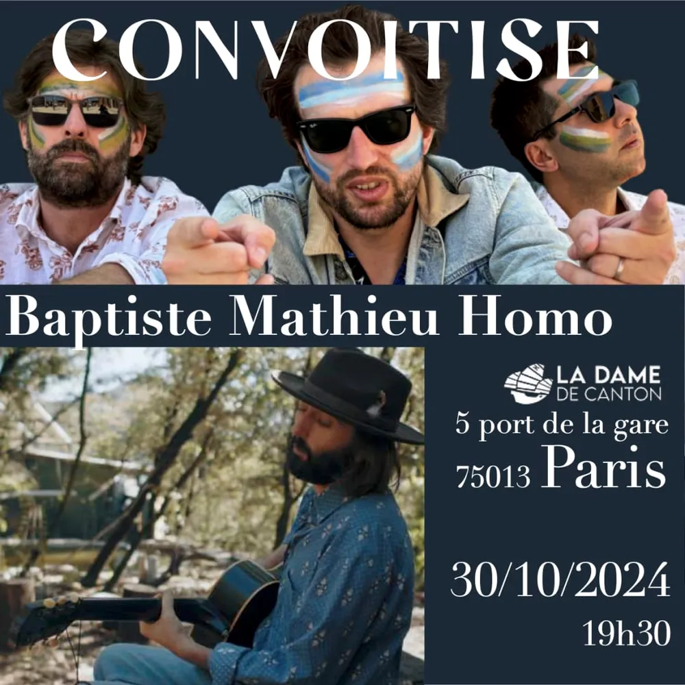 Image qui représente un ticket d'une activité (CONVOITISE x BAPTISTE MATHIEU HOMO) liée au point d'intéret