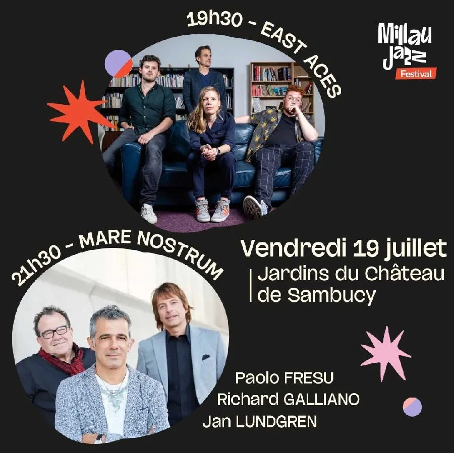 Image qui illustre: Millau Jazz Festival : East Aces + Mare Nostrum | Richard Galliano, Paolo Fresu & Jan Lundgren - 1 Soirée = 2 Concerts à Millau - 0
