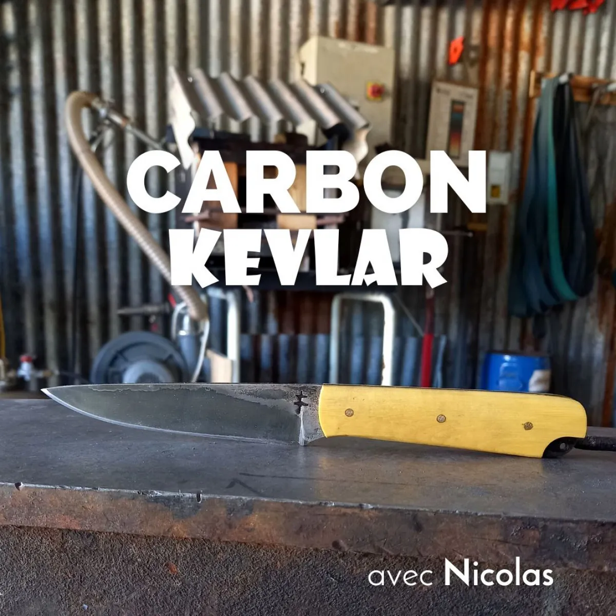 Image qui illustre: Forgez votre couteau de cuisine en acier carbone à Pagny-sur-Moselle - 0