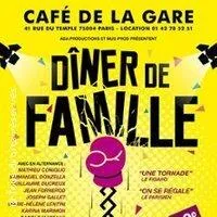 Image qui illustre: Dîner De Famille - Café de la Gare, Paris