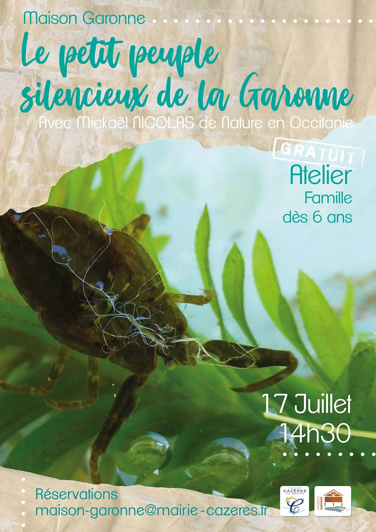 Image qui illustre: Atelier Le Petit Peuple Silencieux De La Garonne à Cazères - 0