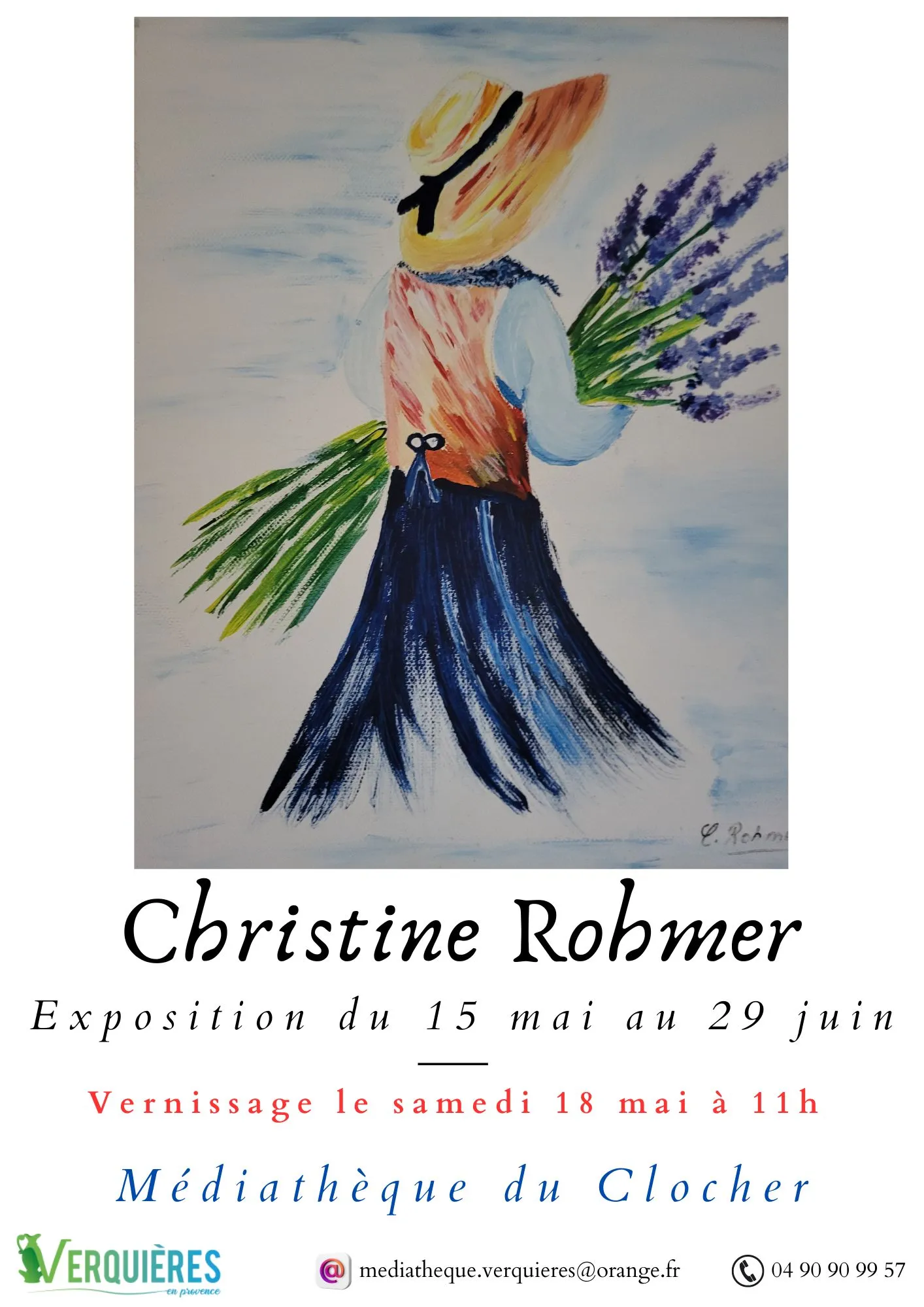 Image qui illustre: Exposition De Christine Rohmer à Verquières - 0