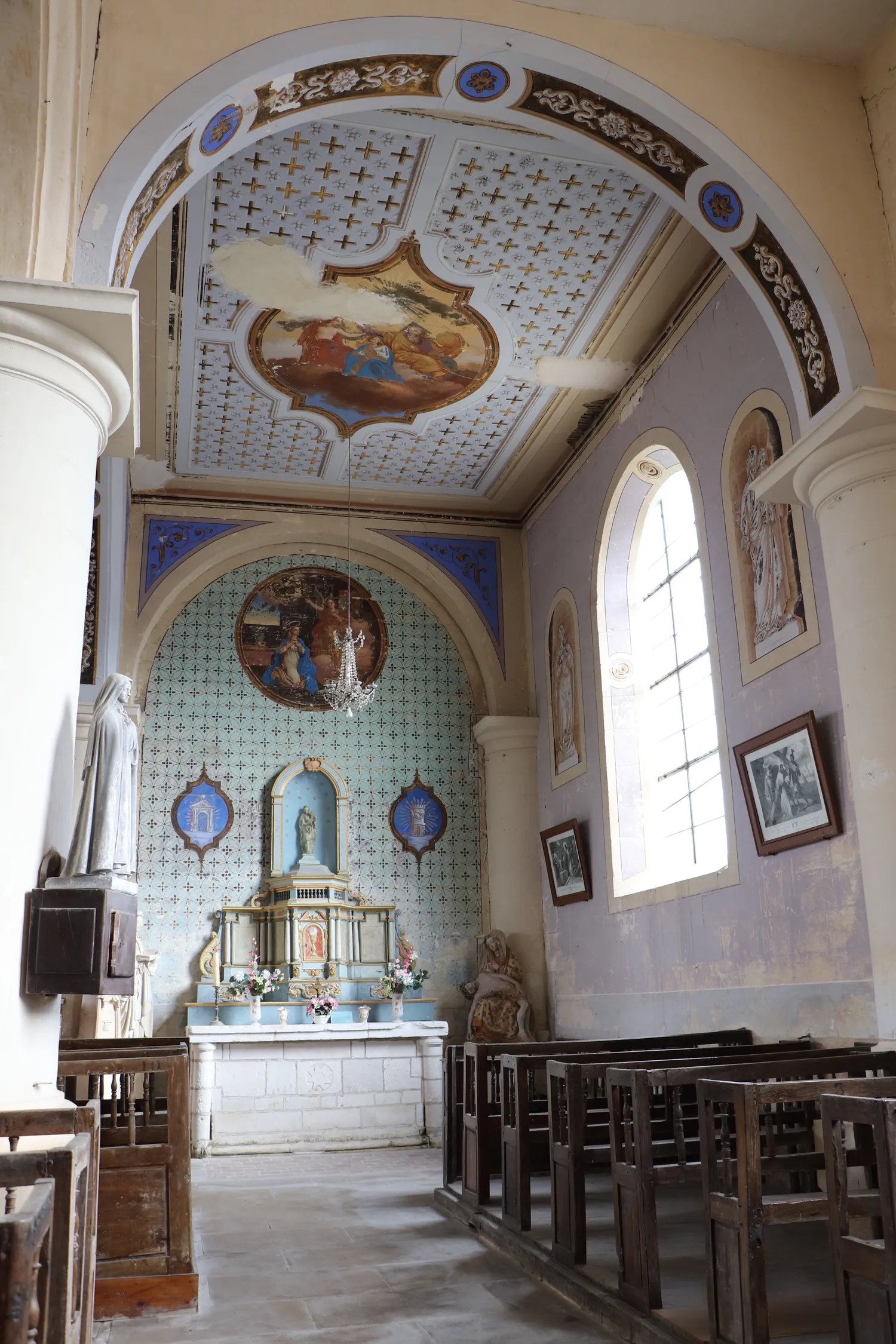 Image qui illustre: Visitez une église du XVIIIe siècle nouvellement restaurée à Crésantignes - 0