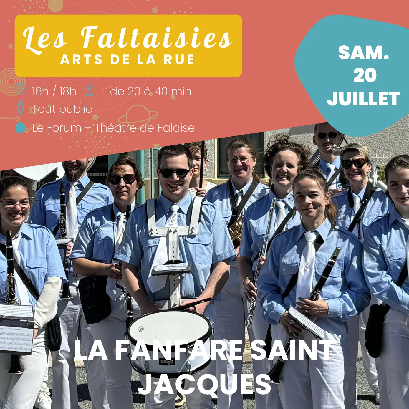 Image qui illustre: Festival "les Faltaisies" - La Fanfare Saint-jacques à Falaise - 0