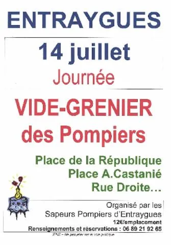 Image qui illustre: Vide Grenier Des Pompiers, 14 Juillet