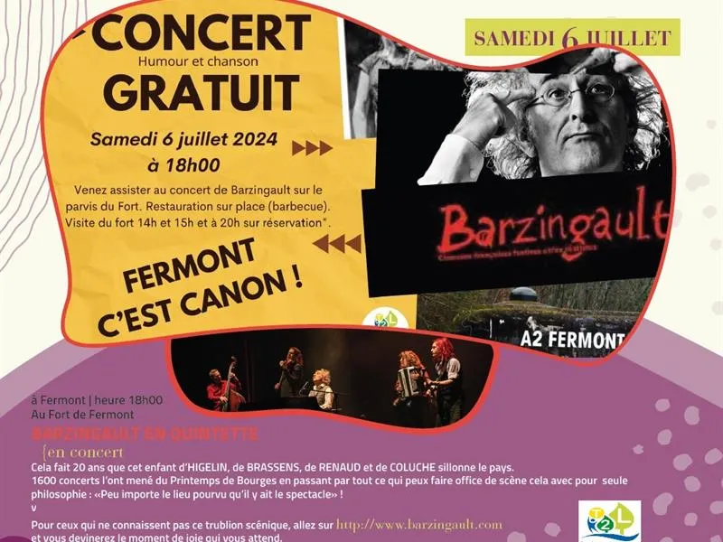Image qui illustre: Fort De Fermont : Concert Barzingault à Beuveille - 0