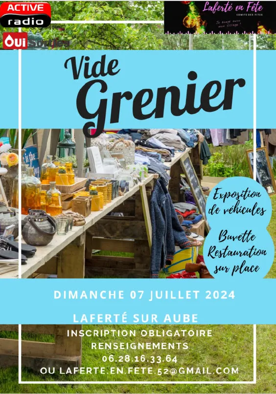 Image qui illustre: Vide Grenier - Exposition De Vehicules à Laferté-sur-Aube - 1