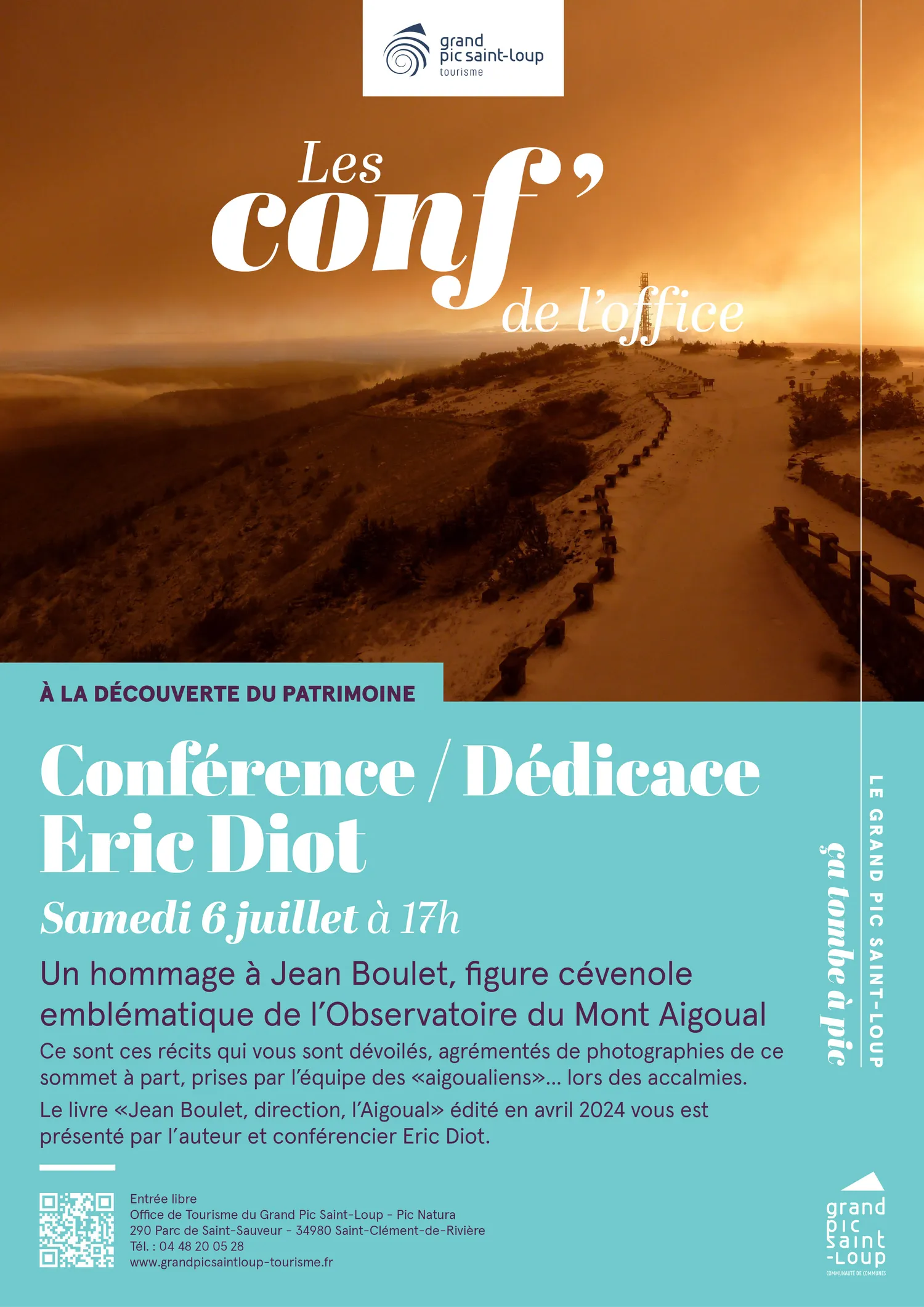 Image qui illustre: Conférence / Dédicace Éric Diot à Saint-Clément-de-Rivière - 2