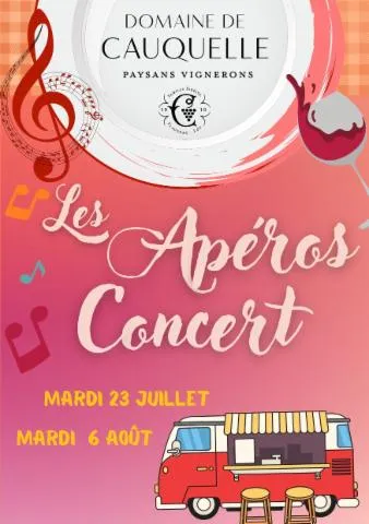 Image qui illustre: Apéro-concert Au Domaine De Cauquelle