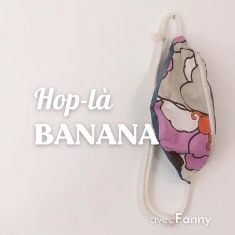 Image qui illustre: Fabriquez votre banane en tissu upcyclé