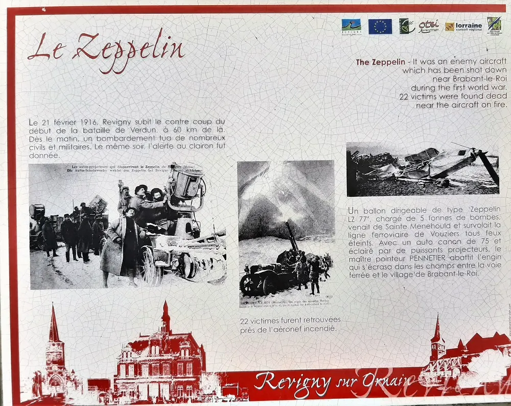Image qui illustre: Le Zeppelin à Revigny-sur-Ornain - 1