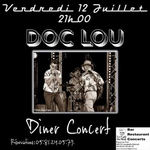 Image qui illustre: Concert "doc Lou" Au Café Du MIDI