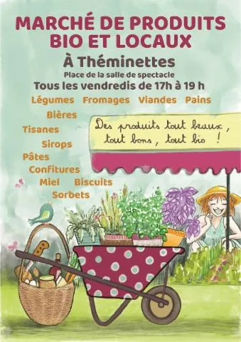 Image qui illustre: Marché De Producteurs Bio Et Locaux À Théminettes