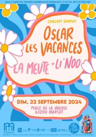 Image qui illustre: Concert : Oscar Les Vacances + La Meute + Li'Noo à Marsat (63)