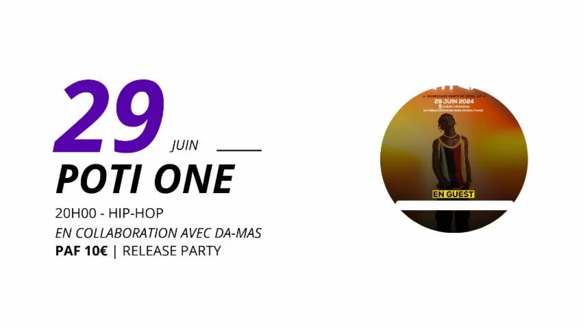 Image qui illustre: [Hip-Hop] Poti One | Release Party