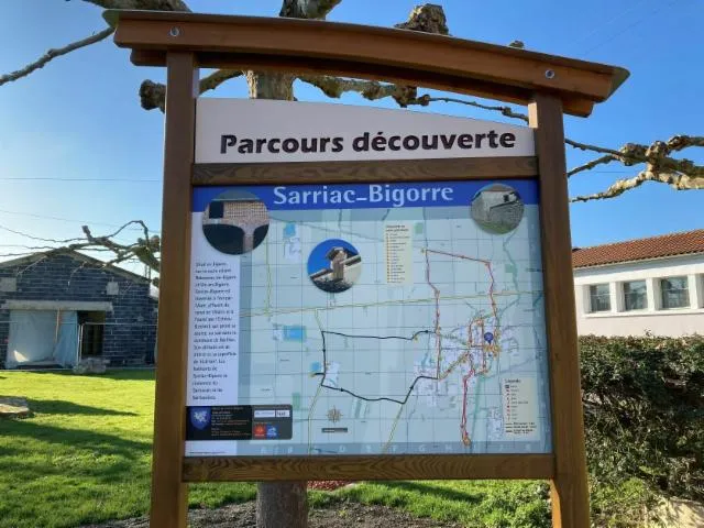 Image qui illustre: Parcours de découverte de la commune de Sarriac Bigorre