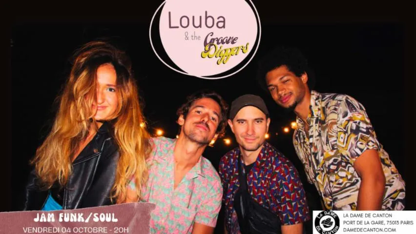 Image qui illustre: Louba & the groovediggers + jam + Louba