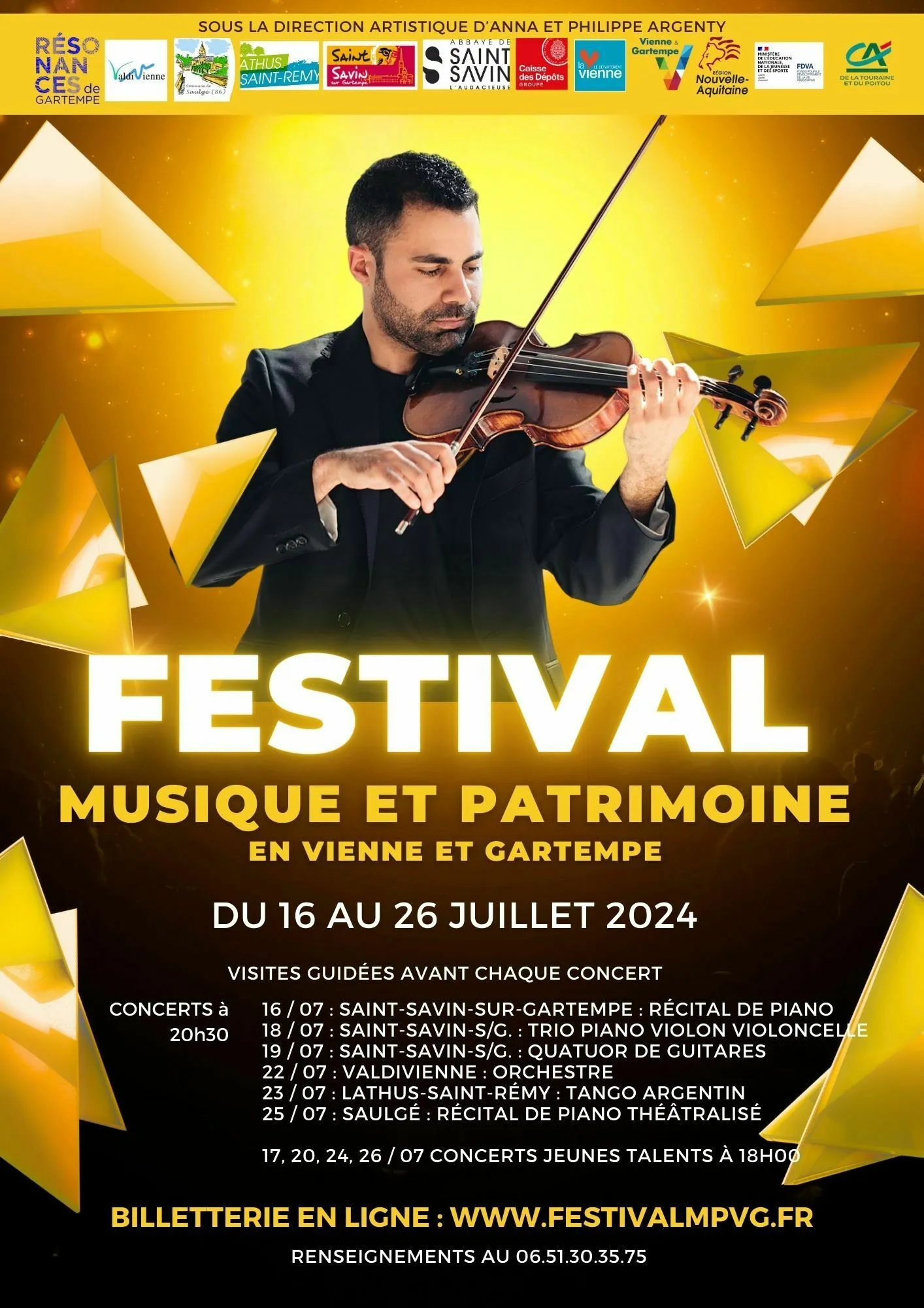 Image qui illustre: Festival Musique et Patrimoine en Vienne et Gartempe à Saulgé - 0