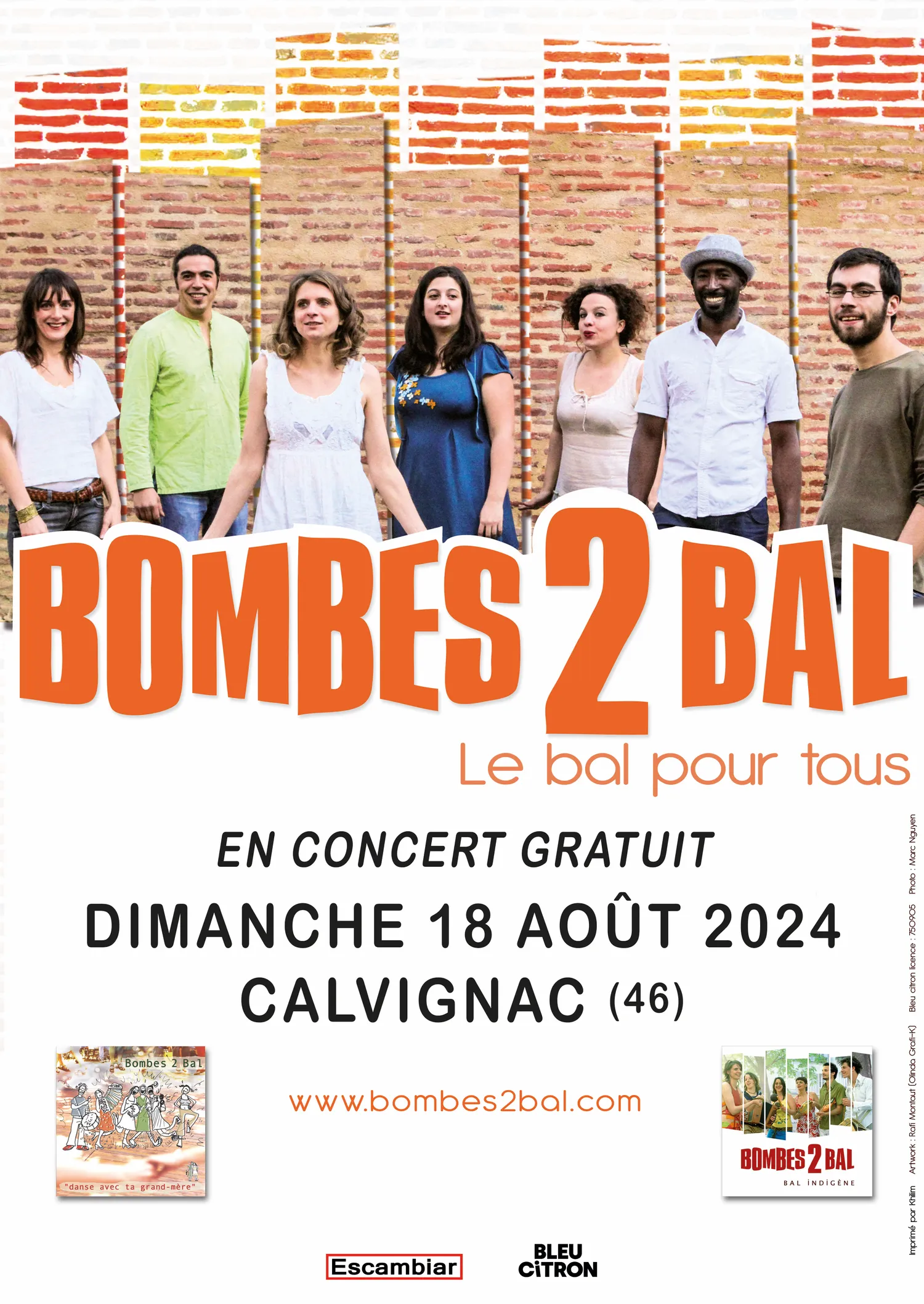 Image qui illustre: Concert Bombes 2 Bal À Calvignac à Calvignac - 1