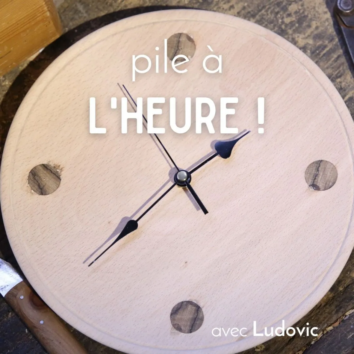 Image qui illustre: Concevez votre horloge en bois tourné à Brindas - 0