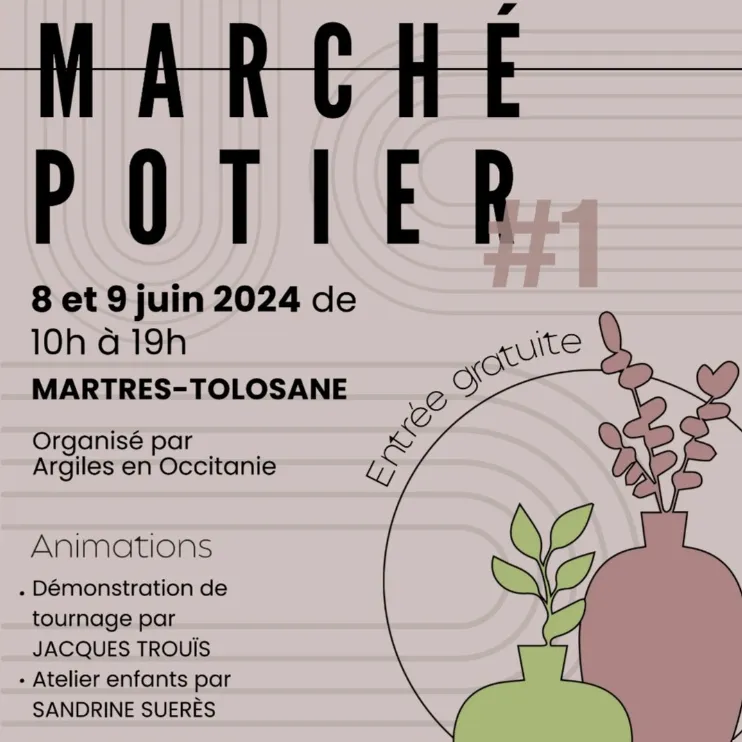 Image qui illustre: Marché De Potier à Martres-Tolosane - 0