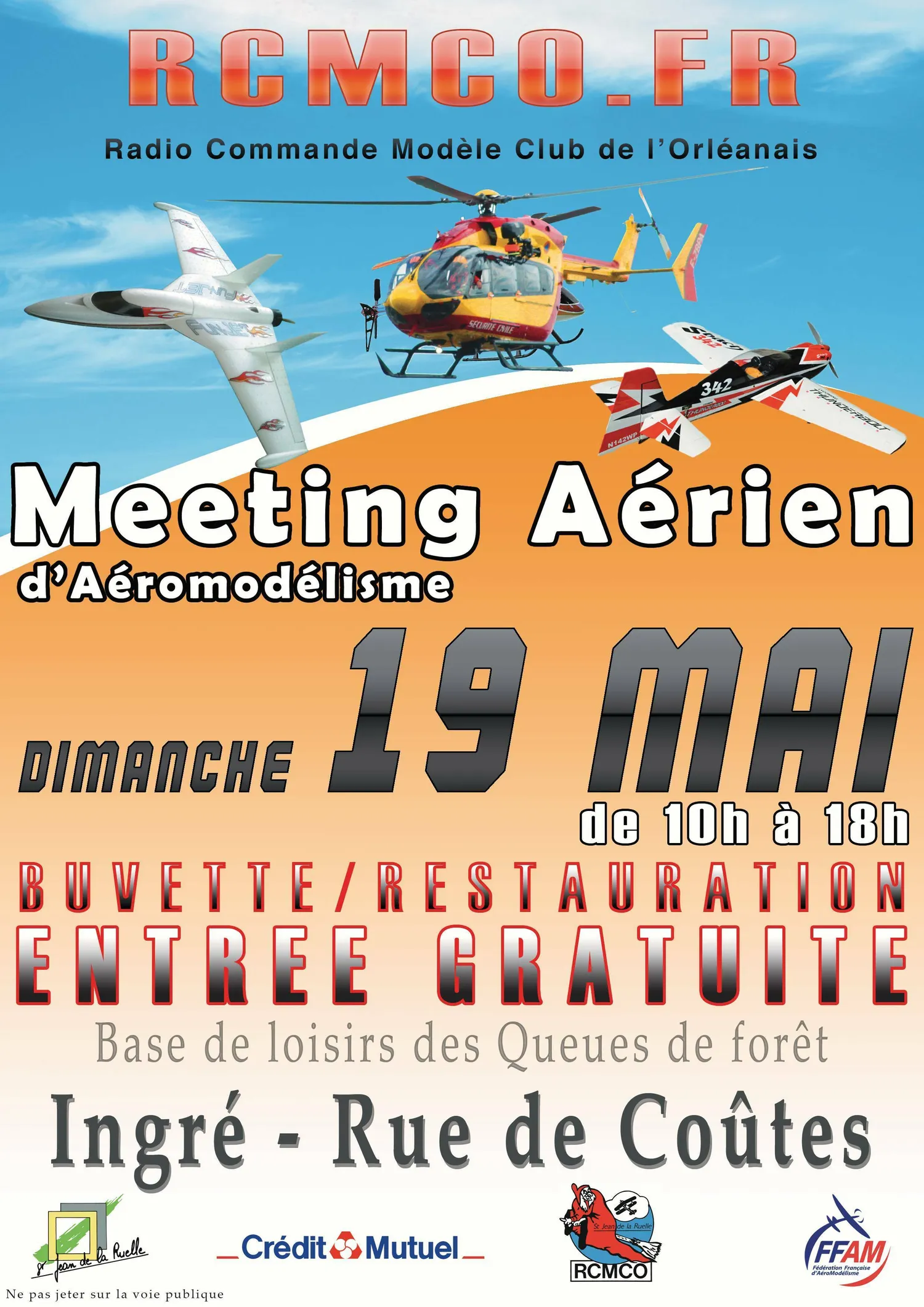 Image qui illustre: Meeting Aérien d'Aéromodélisme à Ingré - 0