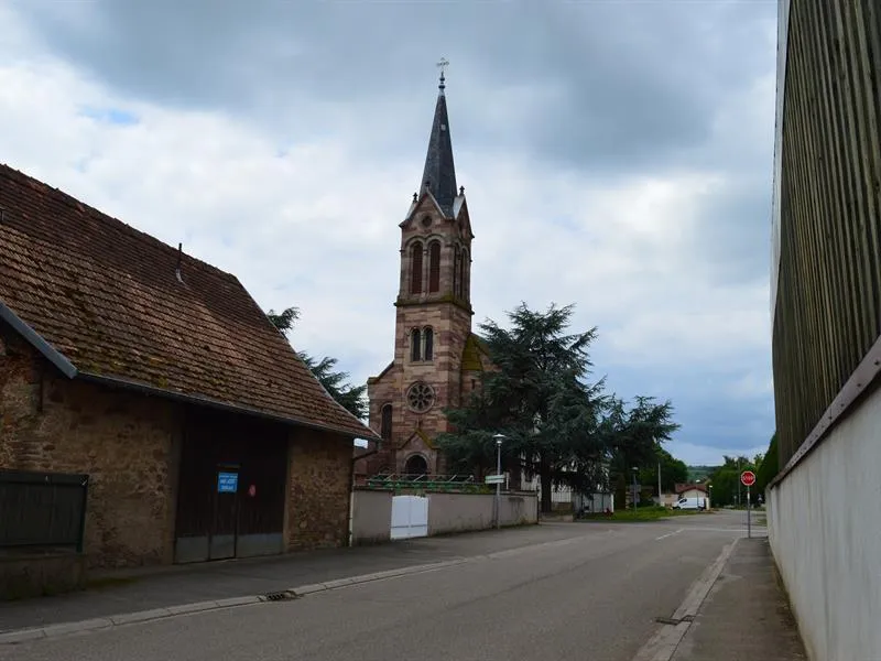 Image qui illustre: Eglise Catholique Saint-laurent à Dorlisheim - 0
