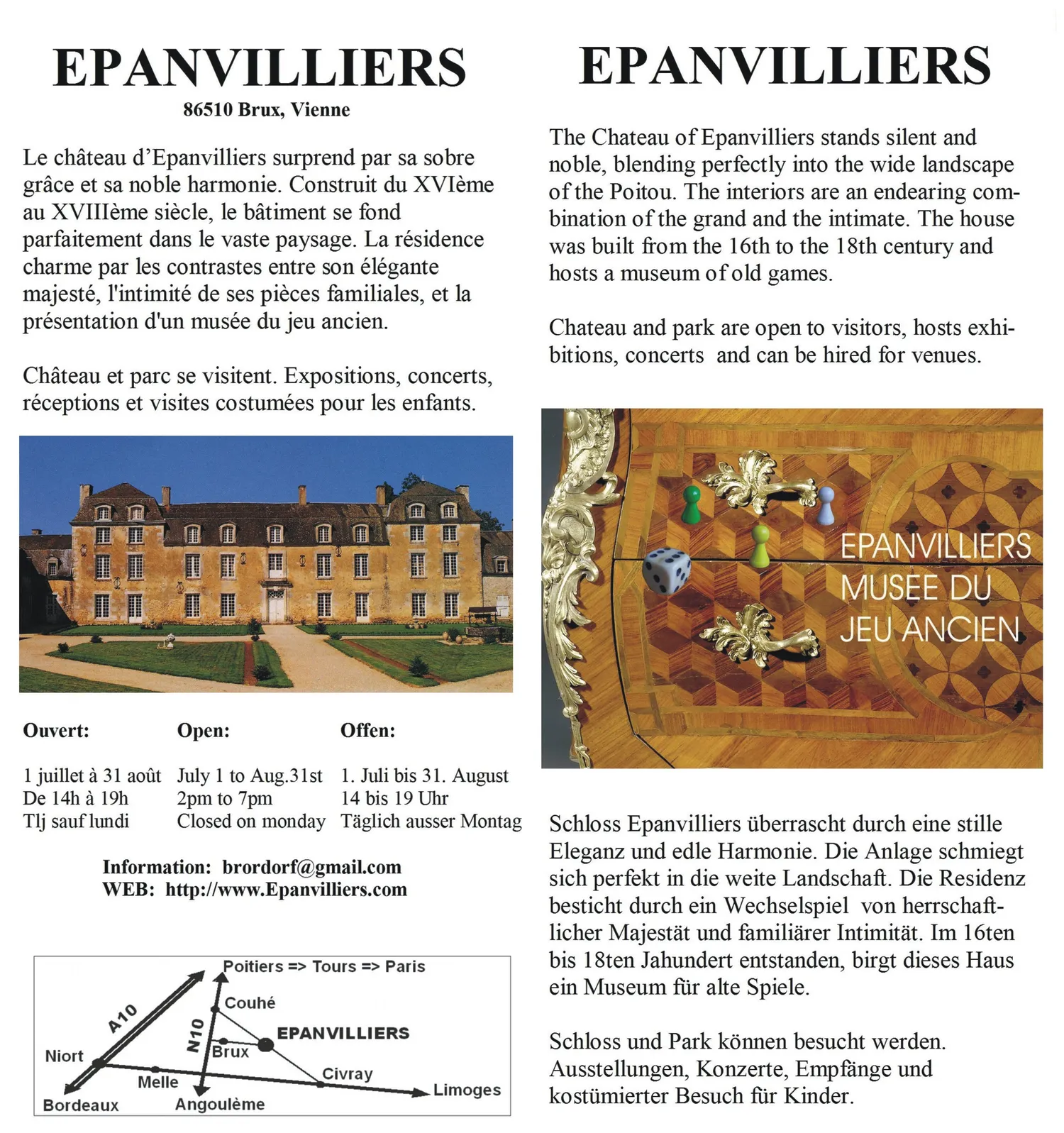 Image qui illustre: Château D'epanvilliers - Musée Du Jeu Ancien à Brux - 2