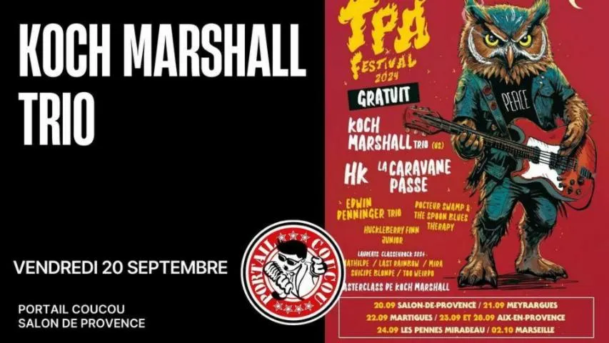 Image qui illustre: TPA Festival: MATHILDE + GREG KOCH & THE KOCH MARSHALL TRIO