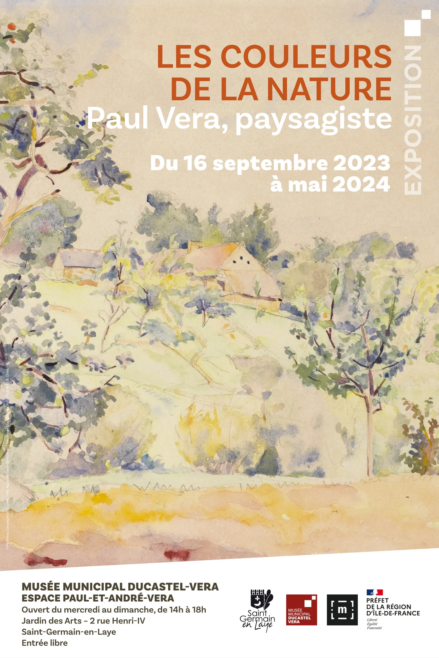 Image qui illustre: Visite de l'exposition Les Couleurs de la nature. Paul Vera paysagiste à Saint-Germain-en-Laye - 0