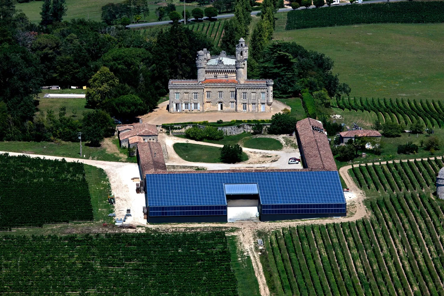Image qui illustre: Route des vins n°1 Route des Bordeaux en bord de Dordogne à Beychac-et-Caillau - 1