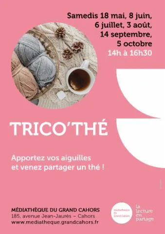 Image qui illustre: Trico'thé À La Médiathèque Du Grand Cahors