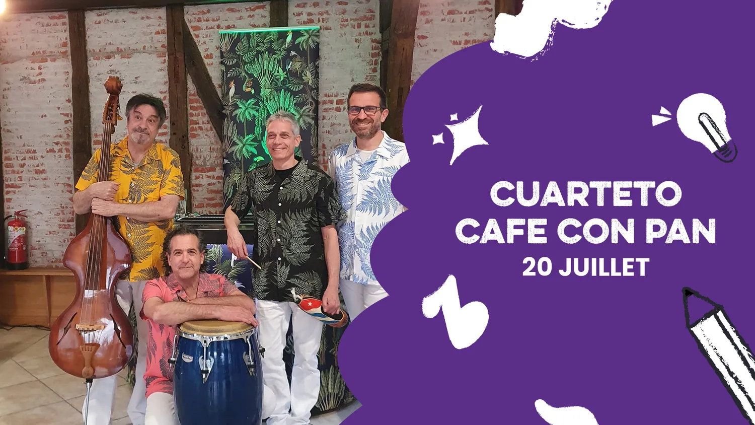Image qui illustre: Cuarteto Cafe Con Pan à Fleury-les-Aubrais - 0
