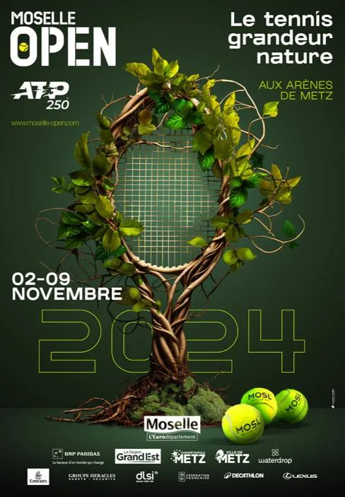Image qui illustre: Championnat De Tennis Moselle Open à Metz - 0