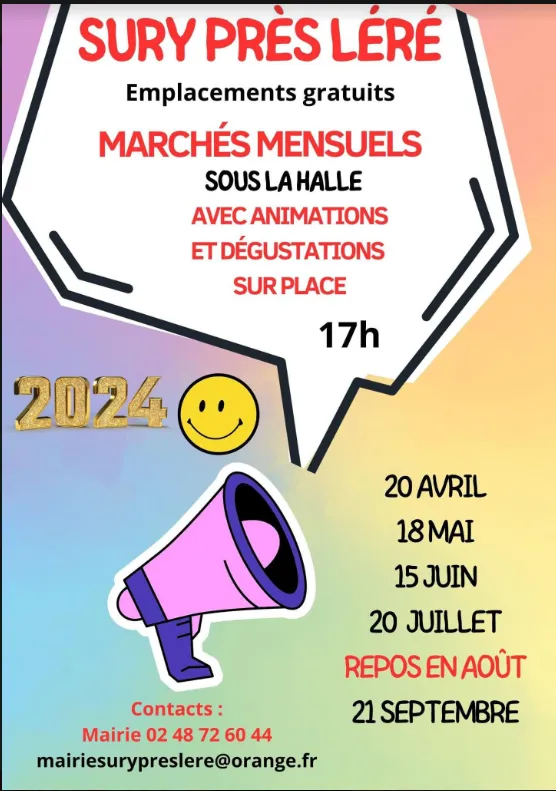 Image qui illustre: Marché Du Terroir Et Fête De La Musique à Sury-près-Léré - 0
