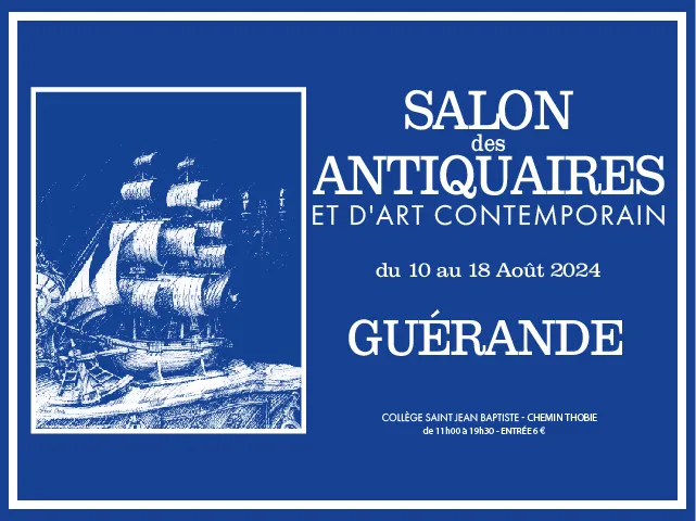 Image qui illustre: Salon des Antiquaires de Guérande du 10 au 18 aout 2024 à Guérande - 0