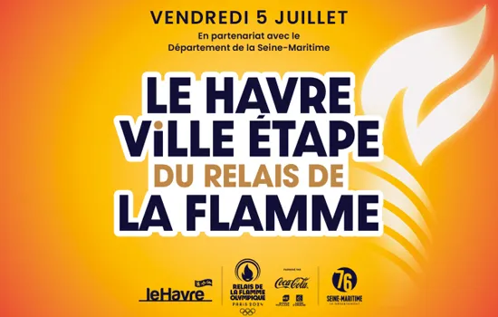 Image qui illustre: Relais de la Flamme Olympique au Havre à Le Havre - 0