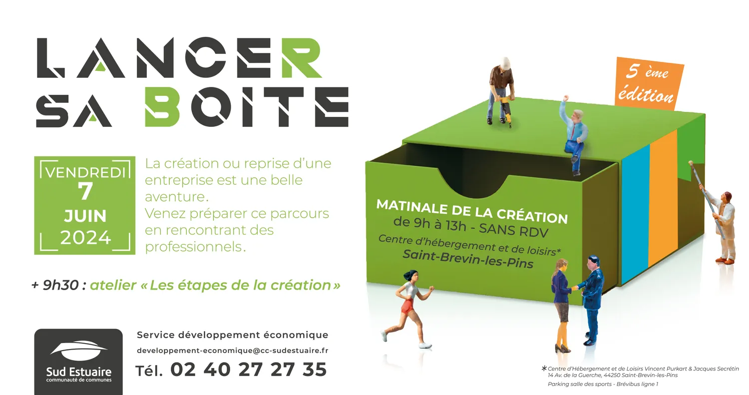 Image qui illustre: Matinale De La Création « lancer Sa Boîte » à Saint-Brevin-les-Pins - 0